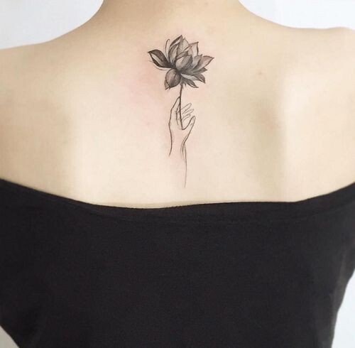 Lotus Flower Back Tattoo Ideas