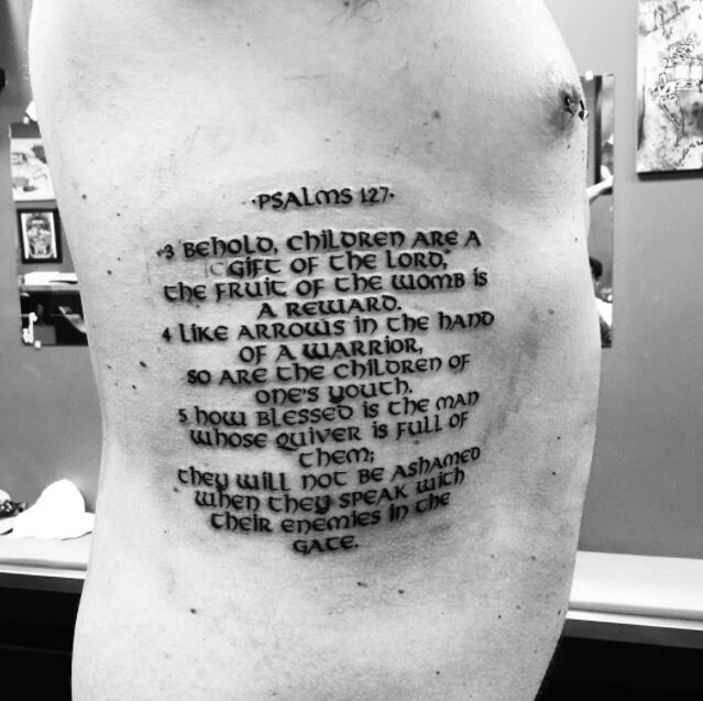 Bible verse tattoos for men
