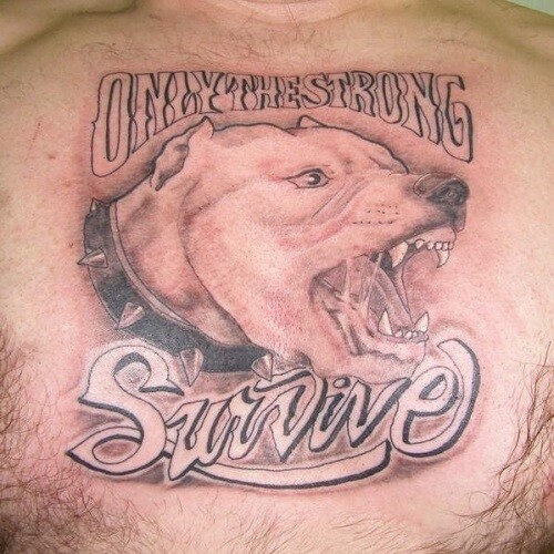only the strong survive tattoo